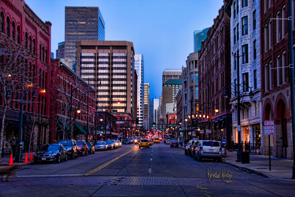 17th Street Evening Denver Photo Blog