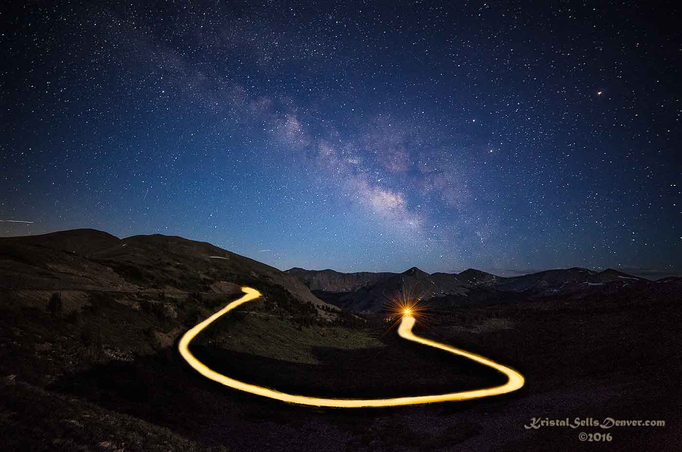 Milky Way over Cottonwood Pass